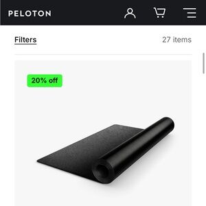 Peloton Bike Mat - brand new never used